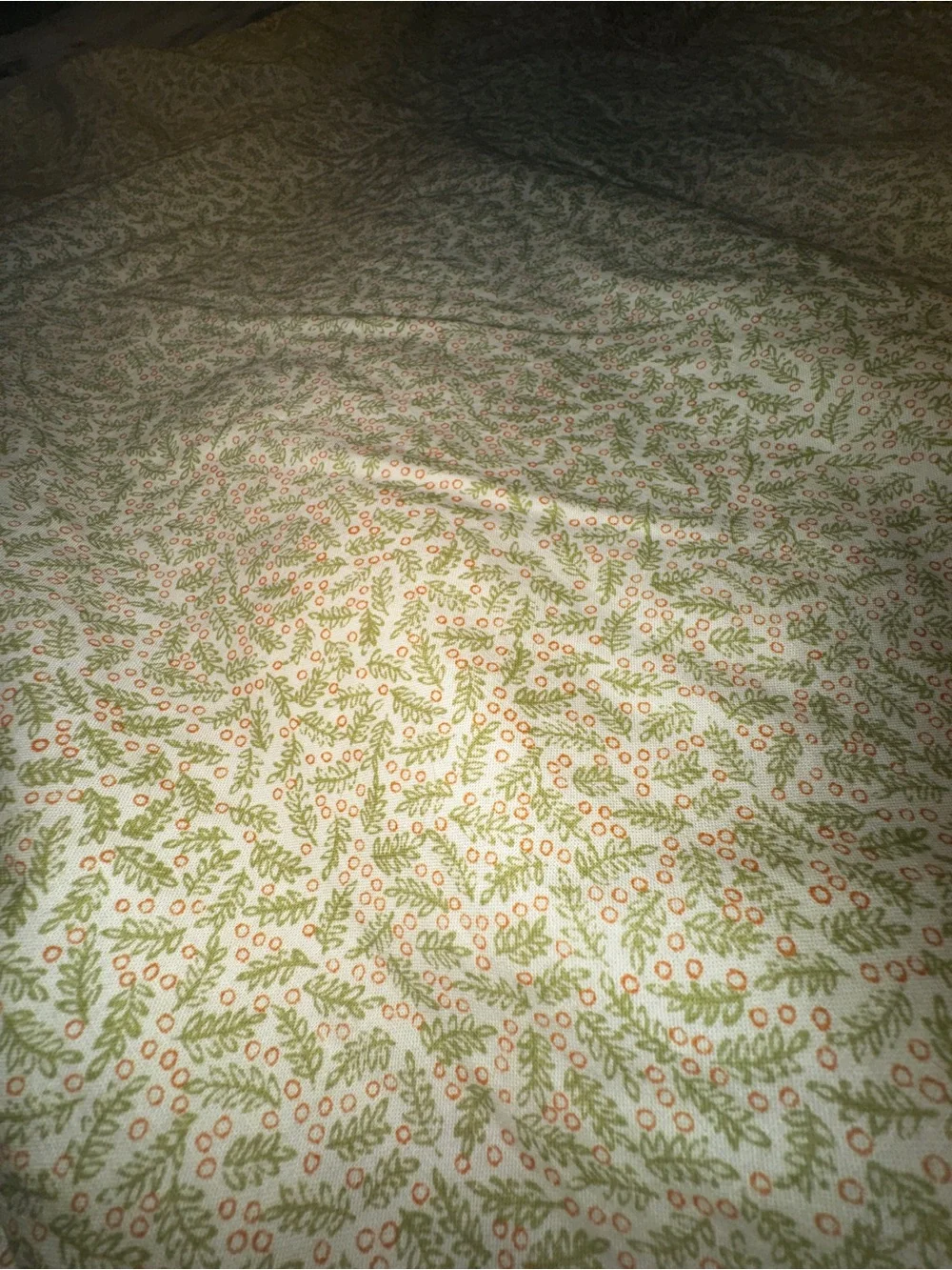 L.L. Bean Vintage Set of Standard Quilted Pillow Shams Holly Berry pattern